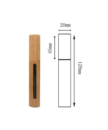 2Pcs 6ml Bamboo Mascara Bottles with Wand - Refillable Empty Eyelash Container for DIY Growth Oil - Travel Makeup Beauty Tools - Buy Online on GoSupps.com
