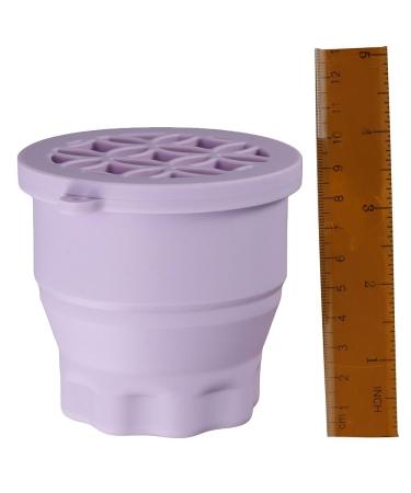 Folding Makeup Brush Cleaning Cup - Silicone Washing & Drying Storage for Beauty Tools | International Shipping - Buy Online on GoSupps.com