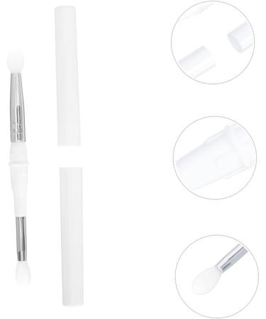 POPETPOP 4 Pcs Silicone Lip Brush Eyeshadow Lip Balm Double Ended Makeup Brush Double Heads Silicone Brush Eyeshadow Brush Clear Makeup Bags Lipstick Brush Make up White - Buy Online on GoSupps.com