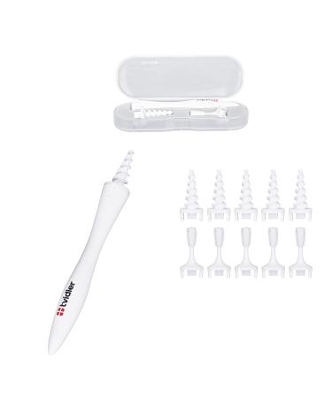Tvidler Pro Ear Wax Remover Kit + 10 Extra Safe and Reusable Heads. Improves Your Hygiene & Keeps Your Ears Clean