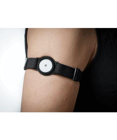 Diababrothers Freestyle Libre 2 Fixing Band | Adjustable Black Holder & Bracelet (Size M 25-35 cm) - International Shipping Available - Buy Online on GoSupps.com