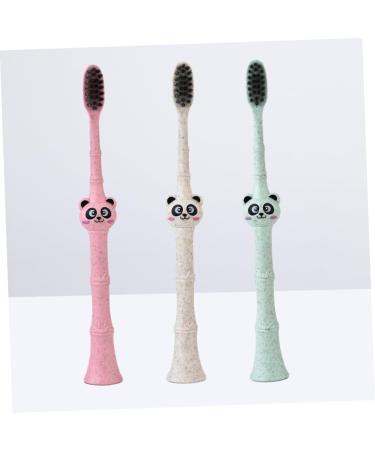 Kombiuda 3ST Eco-Friendly Bamboo Toothbrush for Kids | Lightweight & Easy to Hold | Brisk Cleaning Brush with Charcoal | International Shipping Available - Buy Online on GoSupps.com