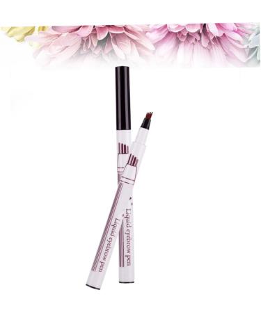 FOMIYES 3pcs Pencil Pronged Dark Liquid Four Waterproof Natural Sweat-proof Durable # Grey Eyebrow 1 count (Pack of 1) As Shownx3pcs - Buy Online on GoSupps.com