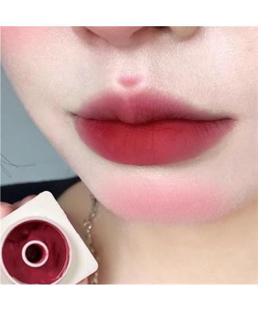 BADALO Velvet Mist Water Mist Lip Mud Soft Silky Matte Matte Vegan White NonStick Lip Gloss Lip Glaze Lipstick Color 5berry wine - Buy Online on GoSupps.com