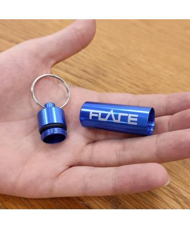 Flare Audio Capsule Blue - Durable Lightweight Aluminium Keychain - Water-Proof - Buy Online on GoSupps.com