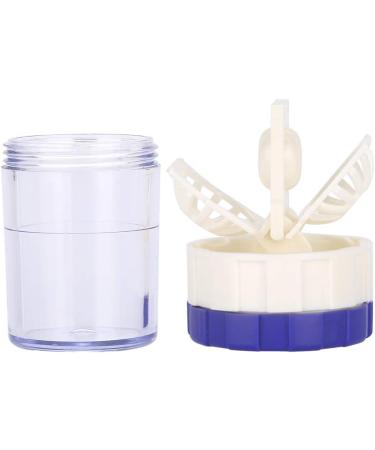Buy Portable Cleaning Lens Case | Plastic Contact Lens Storage Box (Blue) - Daily Care Solution - Buy Online on GoSupps.com