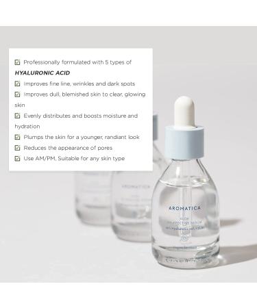 AROMATICA Aloe Hy-ffective Serum 40% Hyaluronic + Vitamin B5 | 30ml | Hydrating Facial Serum | Firming & Anti-Aging | All Skin Types - Buy Online on GoSupps.com