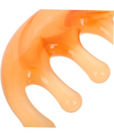 2 Pi ces Peigne m ridien grattoir cheveux gratte-t te massage de la t te peigne gua sha pour le cuir chevelu stimulateur du cuir chevelu Masseur de cou r sine Coffee - Buy Online on GoSupps.com