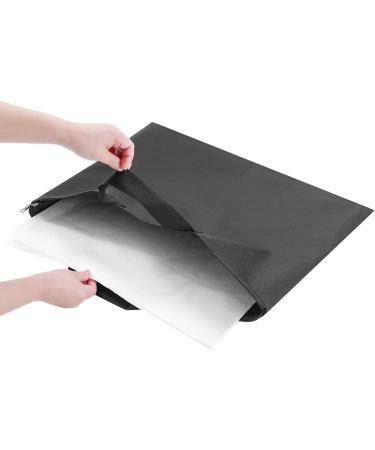 EZEKMAF Art Portfolio Bag Medium | 600D Oxford Fabric | Waterproof Sketchbook Carrier Case - Black | Artist Storage Tote - Buy Online on GoSupps.com