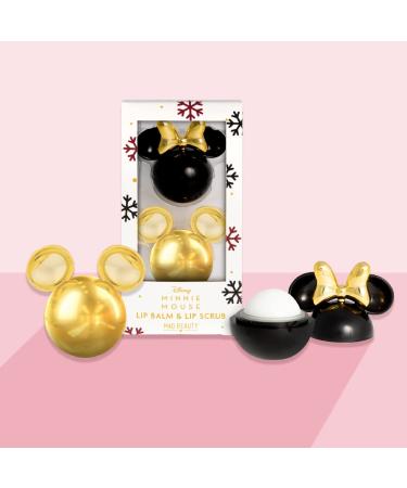 Buy MAD BEAUTY Minnie Mouse Lip Balm & Scrub Duo Set - Vanilla & Cranberry | Moisturizing Lip Kit Gift for Disney Fans - Buy Online on GoSupps.com
