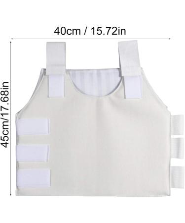 Heallily Binder Clips Rib and Chest Support Brace M with Lumbar Support Belt 45x40cm - Buy Online on GoSupps.com