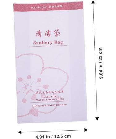 PLAFOPE Car Trash Bag 100pcs Disposable Seal Paper Garbage Bag 23x12.5cm - Buy Online on GoSupps.com