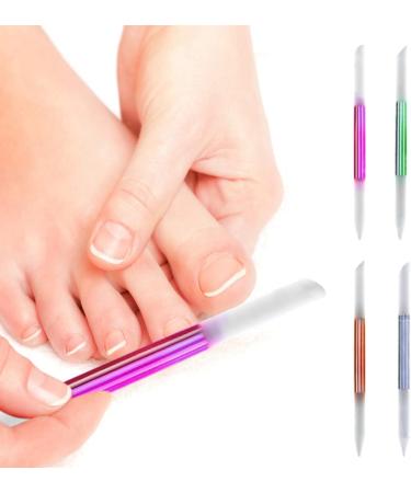 Glass Cuticle Pusher Professional Manicure Stick Nail Cuticle Remover Tools Rosy Transparent nail scraper111 - Buy Online on GoSupps.com