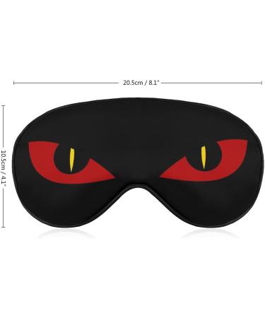 Evil Scary Eyes Soft Sleep Mask for Women | Devil Nightmare Blackout Eye Mask | Adjustable & Breathable Polyester | Perfect for Travel - Buy Online on GoSupps.com