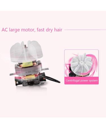 Ionic Hair Dryer 2300 Watt Professional Powerful Blow Dryer with 8 Speed and 3 Heat Setting LED Indicator AC Motor Drier Lightweight Fast Hairdryer Low Noise Hair Dryer with 2 Nozzle Purple small - Buy Online on GoSupps.com