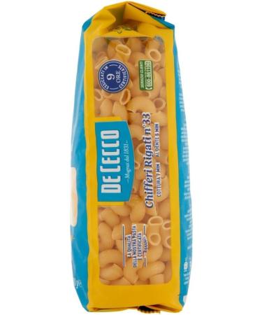  Italian Gourmet E.R. De Cecco Pasta 5 x 100% Italian Pasta in Rigati Cloth No. 33 Noodles 500g + Italian Gourmet Pulp 400g - Buy Online on GoSupps.com