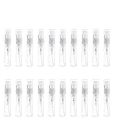 Minkissy 60 pieces empty perfume Sortchable refillable mini spray bottle Excecration-proof cosmetics Subpacking bottles make-up sample atomizer 3 ml