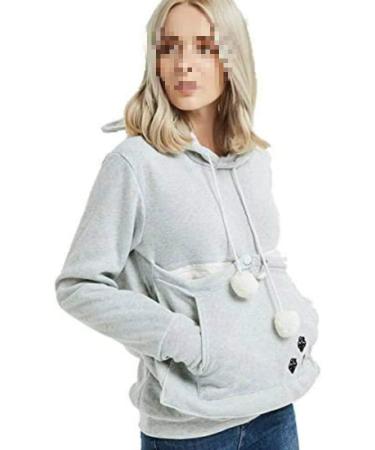 Angel Zyj Women s Hooded Pullover Sweatshirt with Cat & Dog Bag - Stylish Long Sleeve Hoodie for Autumn Winter - Great Sizes Available in Pink XL - Buy Online on GoSupps.com