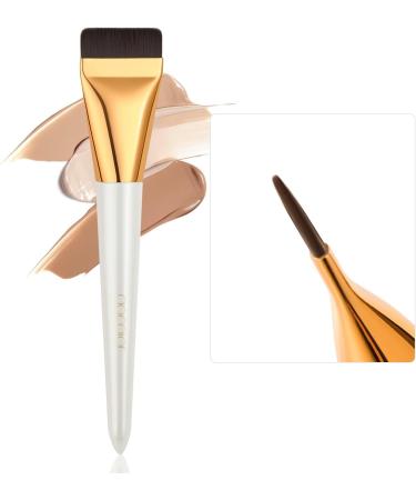 docolor Foundation Brush One Line White Flat Head One Line Foundation Brush Flat Foundation Brush for Liquid Make-up Flat Head Brush Blending Foundation Cream Powder Blush - Buy Online on GoSupps.com