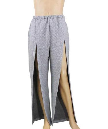 Daily Wear Patient Care Clothes - Easy Cotton Outfit for Postoperative Rehabilitation | XX-Large Grey | International Shipping - Buy Online on GoSupps.com