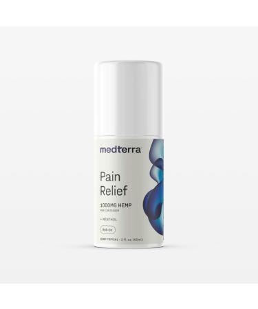 Medterra Hemp Extract Pain Relief Roll-On | Fast Acting & Soothing | 1000mg Hemp Menthol Arnica | for Joints Muscles Back Nerves & Arthritis