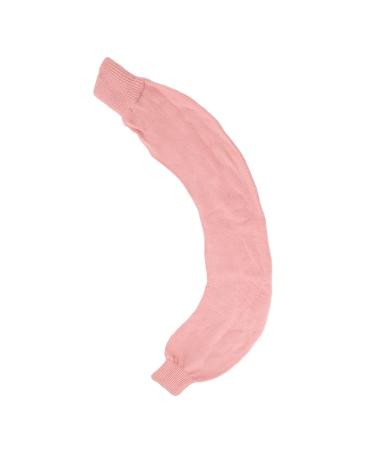 Chiciri's U-shaped heat bottle screw protection scalding protection soft protection heat bottle with U-shaped neck for the treatment of muscle pain (pink cover)