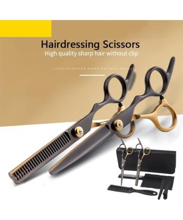 TONECY Hair Scissor Hairdressing Cutting Thinning Barber Scissor Set Hair Cutting Salon Hair Shears Home Use for Man Woman(6.0 10set hj) - Buy Online on GoSupps.com