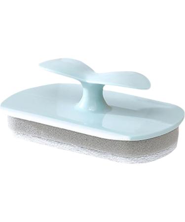 Handheld Scrub Brush | Absorbent Sponge Cleaning Squeegee Brush - Improves Cleaning Efficiency Ergonomic Handle Brush for Tiled Walls Bathroom Glass Blue - Buy Online on GoSupps.com