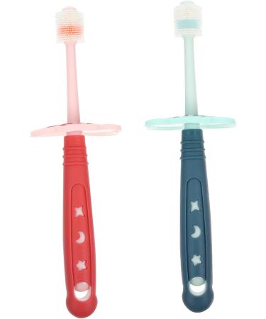 CLISPEED Baby Toothbrush Set - 8 Soft Silica Gel Brushes for Kids - Assorted Colors | Gentle Dental Care for Children - Buy Online on GoSupps.com