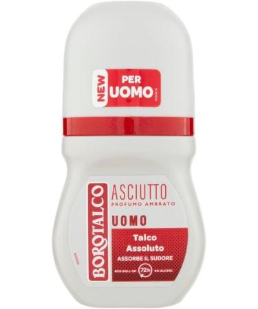  Italian Gourmet E.R. Borotalco Uomo Asciutto Men Amber Roll-On Deodorant 50ml + Pulpa Italian Gourmet 400g Pack of 6 - Buy Online on GoSupps.com