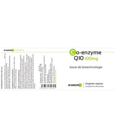 Coenzyme Q10 100mg - 60 Capsules for Brain Health Anti-Aging Immune Support Cardiovascular & Muscle Strength - Buy Online on GoSupps.com