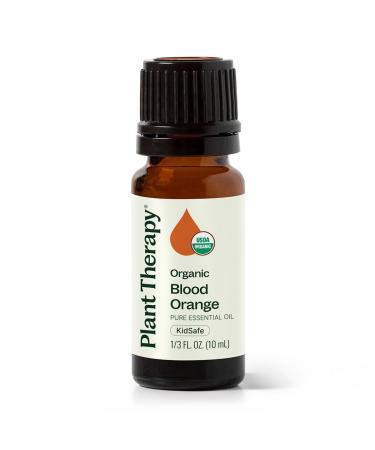 Plant Therapy Blood Orange USDA Organic Essential Oil 10 mL (1/3 oz) 100% Pure Undiluted Therapeutic Grade