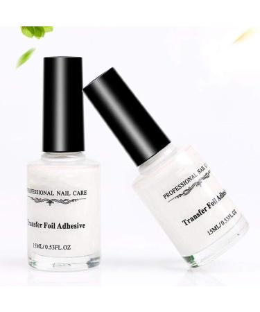 Nail Art Glue - 15ml White Star Gel for Foil Sticker Transfer & Decoration - Buy Online on GoSupps.com