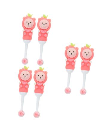 Healeved 6 Stk Children's toothbrush with soft bristle animal toothbrush training toothbrush travel toothbrush children's toothbrush for the mouth sweet children