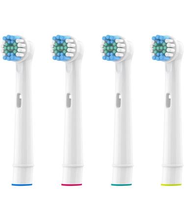 WuYan 4pcs Electric Toothbrush Heads for Oral B Replacement Electric Toothbrush Compatible with Braun Electric Toothbrushes Except for Pulsonic and iO
