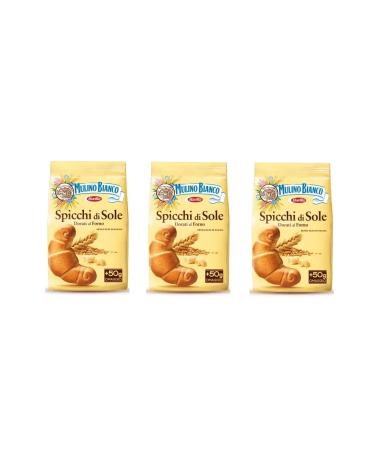 3x Mulino Bianco Spicchi di Sole Italian Biscuits Cookies 350g