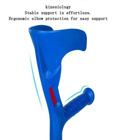 ATHUAHLR Forearm Crutches Adjustable Crutches Adult Tall Crutches Adjustable Aluminum Walking Cane Great Fit for Recent Injuries Supply for Men and Women Lightweight Arm Crutch - Buy Online on GoSupps.com