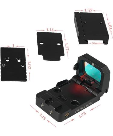 Micro Flip Up Reflex Red Dot Sight | RMR Pistol Cut | 3MOA Compact - Buy Online on GoSupps.com