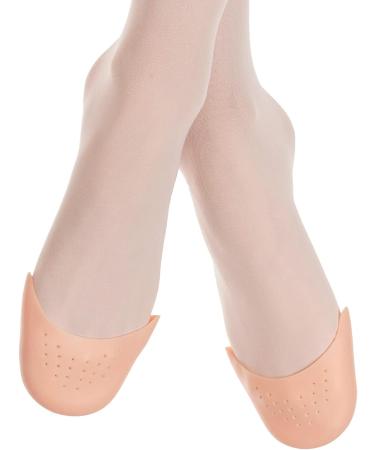 DANCEYOU Silicone Gel Ballet Toe Pads for Women - Medium-Peach (2 Styles) - High Heels & Pointe Shoes Toe Covers - Buy Online on GoSupps.com