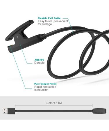 USB Charging Cable 100cm for Garmin Forerunner & Approach - Compatible with Multiple Models - GPS Smartwatch Accessories - Buy Online on GoSupps.com