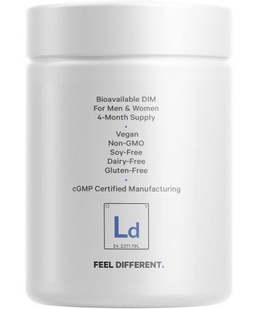 Codeage Liposomal DIM Supplement - 4 Months Supply of DIM Vitamins and SGS Pomegranate Broccoli Vitamin E Isomers Tocopherols Alpha Beta Gamma Delta - Liposomal Formula - Gluten-Free - 120 Capsules - Buy Online on GoSupps.com