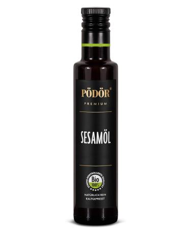 P D R - Organic sesame oil 250 ml - cold pressed - natural - unfiltered 250 ml (1 pack)