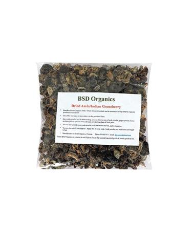 BSD Organics Dried Amla/Indian Gooseberry/Amalaki for Tea Drink Hair pack and more -100 gram