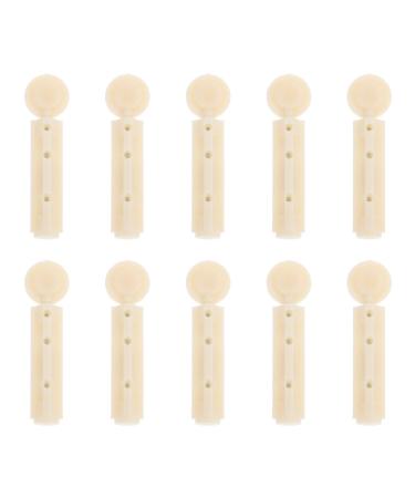 Healifty 150pcs Twist Top Lancets Needle Lancet Blood Lancets Bloodletting Pens for Blood Glucose Keto Sugar Testing Blood Sampling Diabetic (Beige)