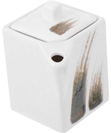 HOMSFOU 3pcs Ceramic Sauce Vinegar Pot Vintage Soy Sauce Dispenser Japanese Oil Cruet Ceramic Soy Sauce Dispenser Olive Oil Dispenser Sauce Jar Liquid Ceramics Chili White Storage Bottle - Buy Online on GoSupps.com