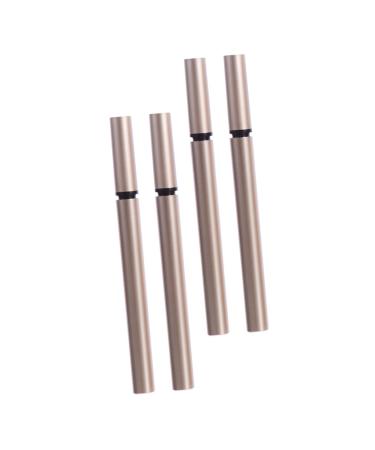 Beatifufu 4pcs Eyeliner Empty Mascara Wand Tube Eyeliner Plastic Frosted