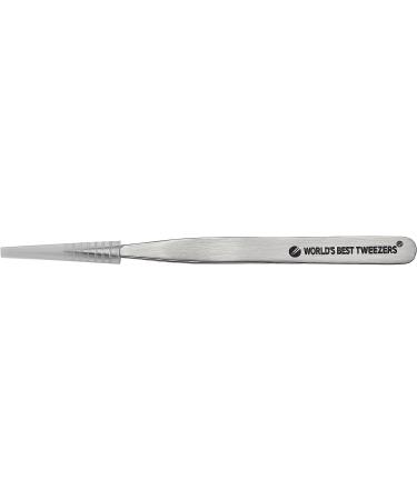 Diamond Tip Splinter Tweezers - Professional Precision Needle Nose Pointed Tweezer for Ingrown Hair, Splinters, Ticks, and Glass Removal - Buy Online on GoSupps.com