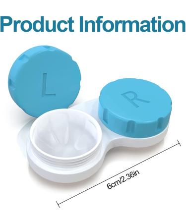 XPEX 8-Pack Colored Contact Lens Containers | Portable Leak-Proof Travel Set for Home & On-the-Go - Buy Online on GoSupps.com