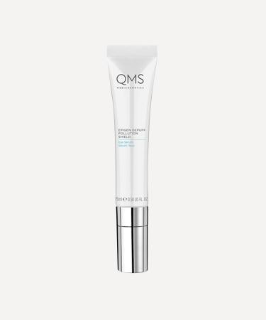 QMS MEDICOSMETICS Epigen Depuff Pollution Shield Eye Serum 15 ml + Cucumber Eye Pads