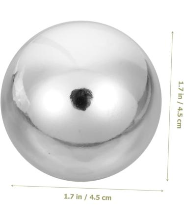 Clispeed Baoding Balls Set - Stainless Steel Hand Training & Massage Toy | 4.5cm Marble Baoding Balls for Fitness & Relaxation - Buy Online on GoSupps.com